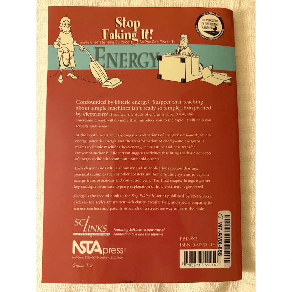 Stop Faking It! Energy Science Book William Robertson NSTA Press‎ Paperback